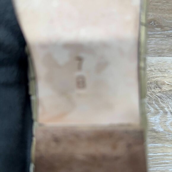 Cole Haan God Metallic Woven Leather Flats Women's Size 7 - Picture 5 of 6